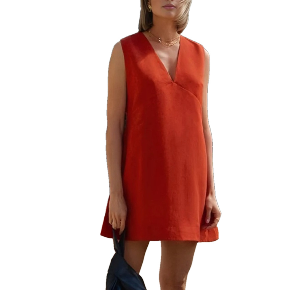 Commense Red Mini Dress
